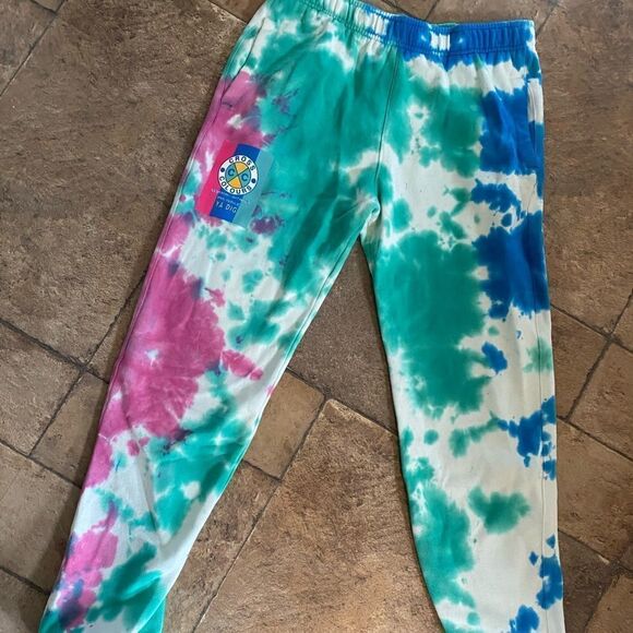 Cross Colours Tie Dye Sweatpants NWT sz Small - Picture 1 of 5
